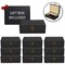 Makerflo Medium Pine Wood Memory Box with Black Felt Inside and Hinged with Clasp of Front, Keepsake Wooden Box Ideal for Craft and Personalization (Laser Engraving, Epoxy, UV DTF, and Vinyl)